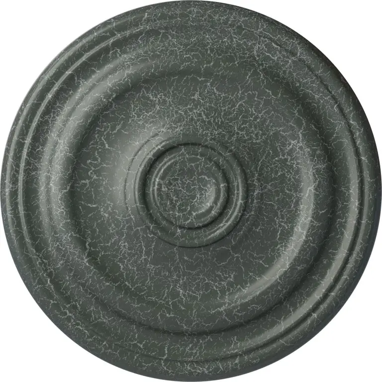 15 7/8"OD x 1 1/2"P Kepler Traditional Ceiling Medallion, Athenian Green Crackle