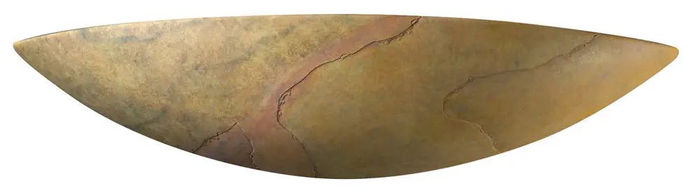 Ambiance Large Sliver, Wall Sconce, Harvest Yellow Slate, Incandescent