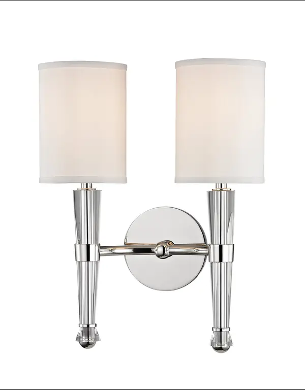 Hudson Valley Lighting 4120 Volta 2 Light 15" Tall Wall Sconce - Polished