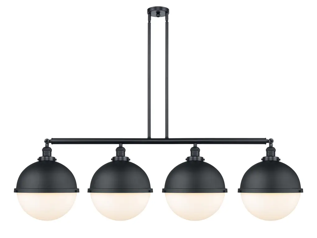 INNOVATIONS 214-BK-HFS-121-BK-LED 4-Light Island Light Matte Black