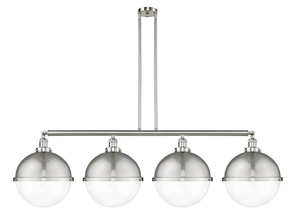 INNOVATIONS 214-SN-HFS-122-SN-LED 4-Light Island Light Brushed Satin Nickel