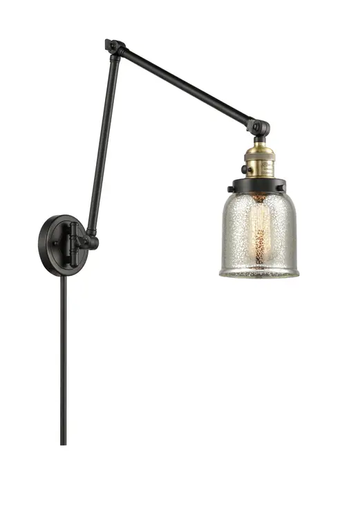 INNOVATIONS 238-BAB-G58-LED 1-Light Swing Arm Black Antique Brass