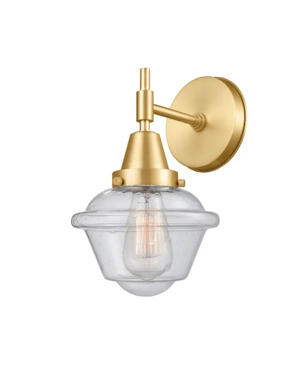 Innovations 447-1W-SG-G534 1-Light Sconce, Satin Gold