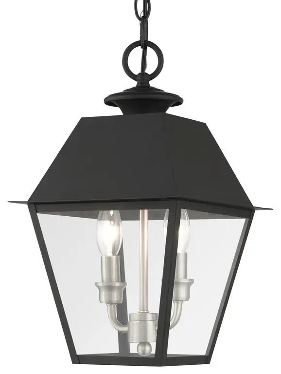 Livex Lighting 27217 Wentworth 2 Light 9"W Commercial Mini - Black