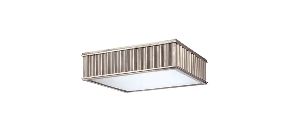 Middlebury 2-Light Flush Mount, Historic Nickel