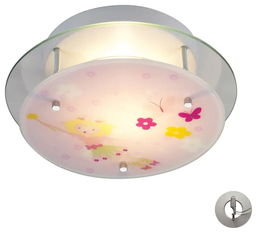 Novelty 2 Light Semi Flush, White, Includes Adapter Kit
